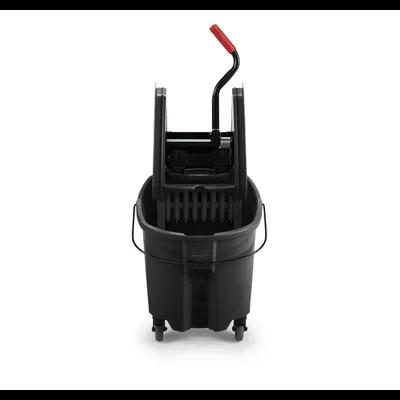 WaveBrake® Mop Bucket & Wringer 30.19X16.56X27.75 IN 35 QT Plastic Black Gray Dual Cavity Down Press 1/Case