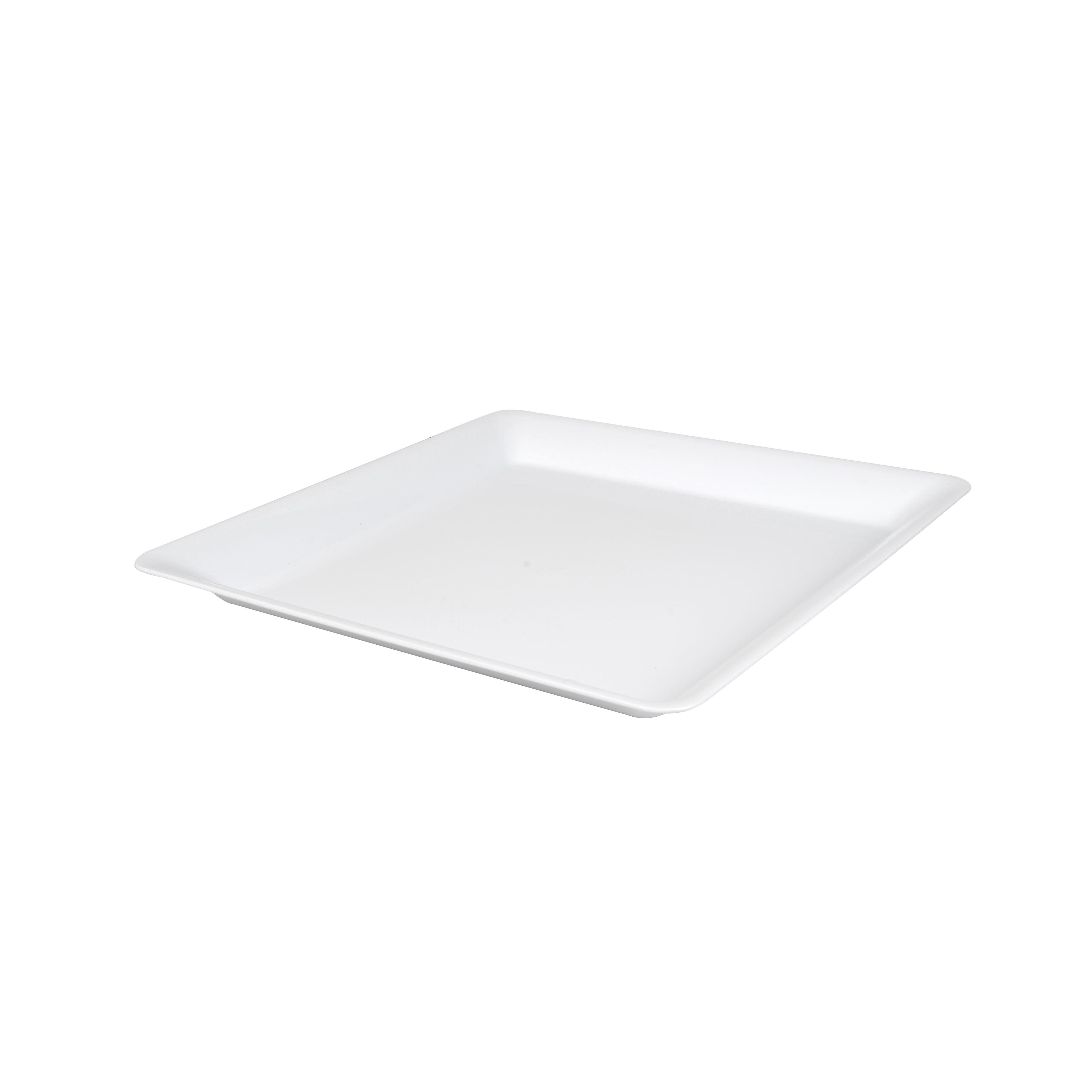 Serving Tray Base 12X12 IN PP White Square 25/Case