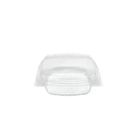 Deli Container Hinged With Dome Lid 12 OZ RPET Clear Square Tall 200/Case