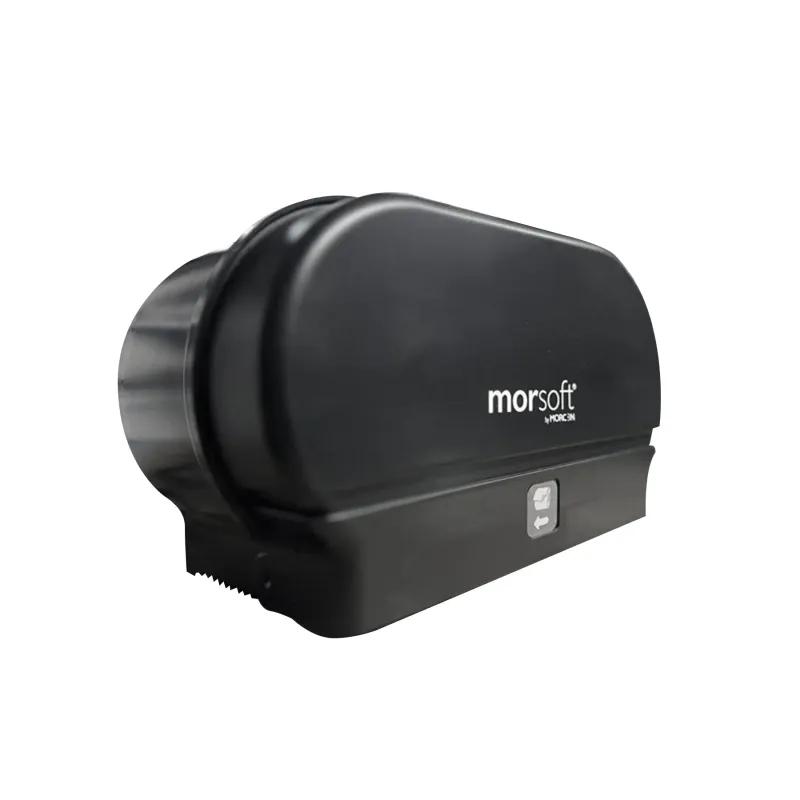 Morsoft® Toilet Paper Dispenser Plastic Black Pearl 2-Roll Small Core 1/Each