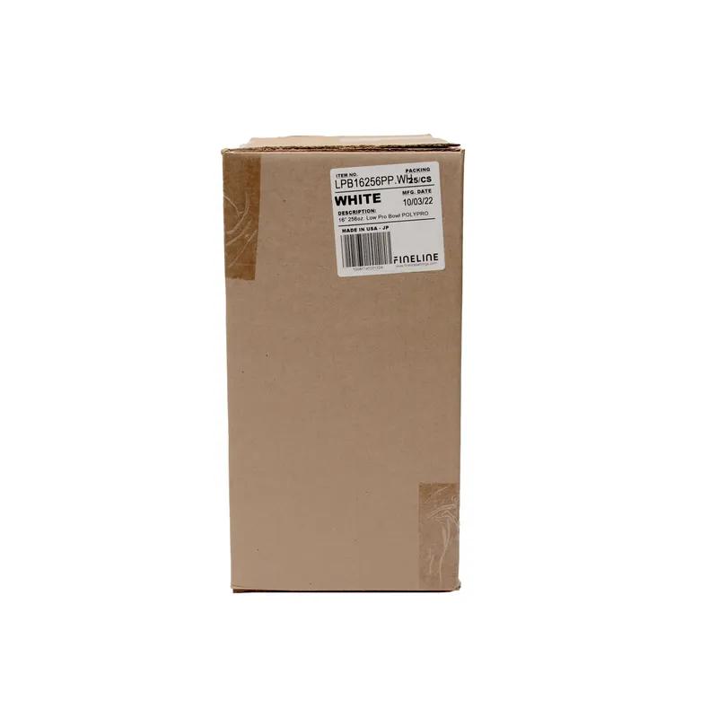 Bowl 256 OZ PP White Low Profile 25/Case