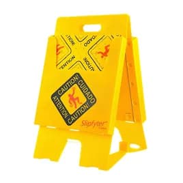 Spilfyter® Caution Stand Kit 14 IN Yellow PP High Visibility Universal 40 Sheets/Pack 1 Count/Case