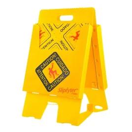 Spilfyter® Caution Stand Kit 14 IN Yellow PP High Visibility Universal 40 Sheets/Pack 1 Count/Case