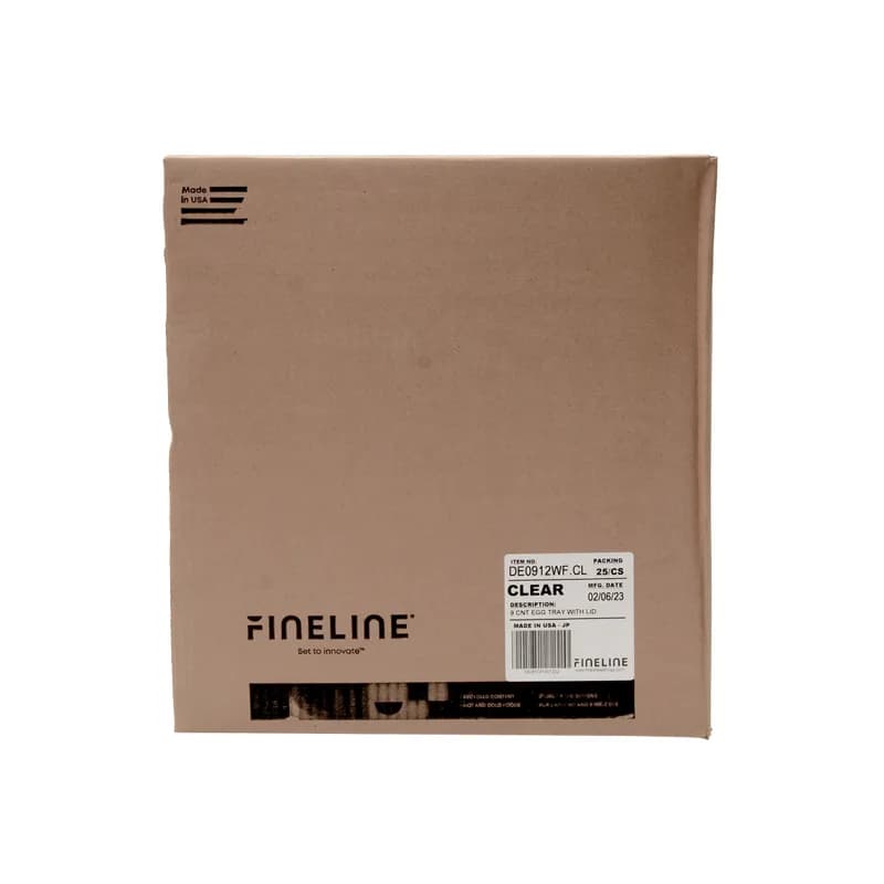 Platter Pleasers Deviled Egg Serving Tray Base & Lid Combo With Flat Lid 12 Compartment Plastic Clear Round 25/Case