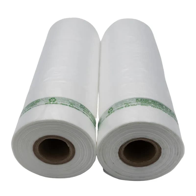 Produce Bag 12X20 IN High-Density Polyethylene (HDPE) 16.5# 11MIC Clear Childwarning 2400/Case