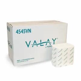 Valay® Dispenser Napkins 6.5X10.25 IN White 1PLY Interfold 6000/Case