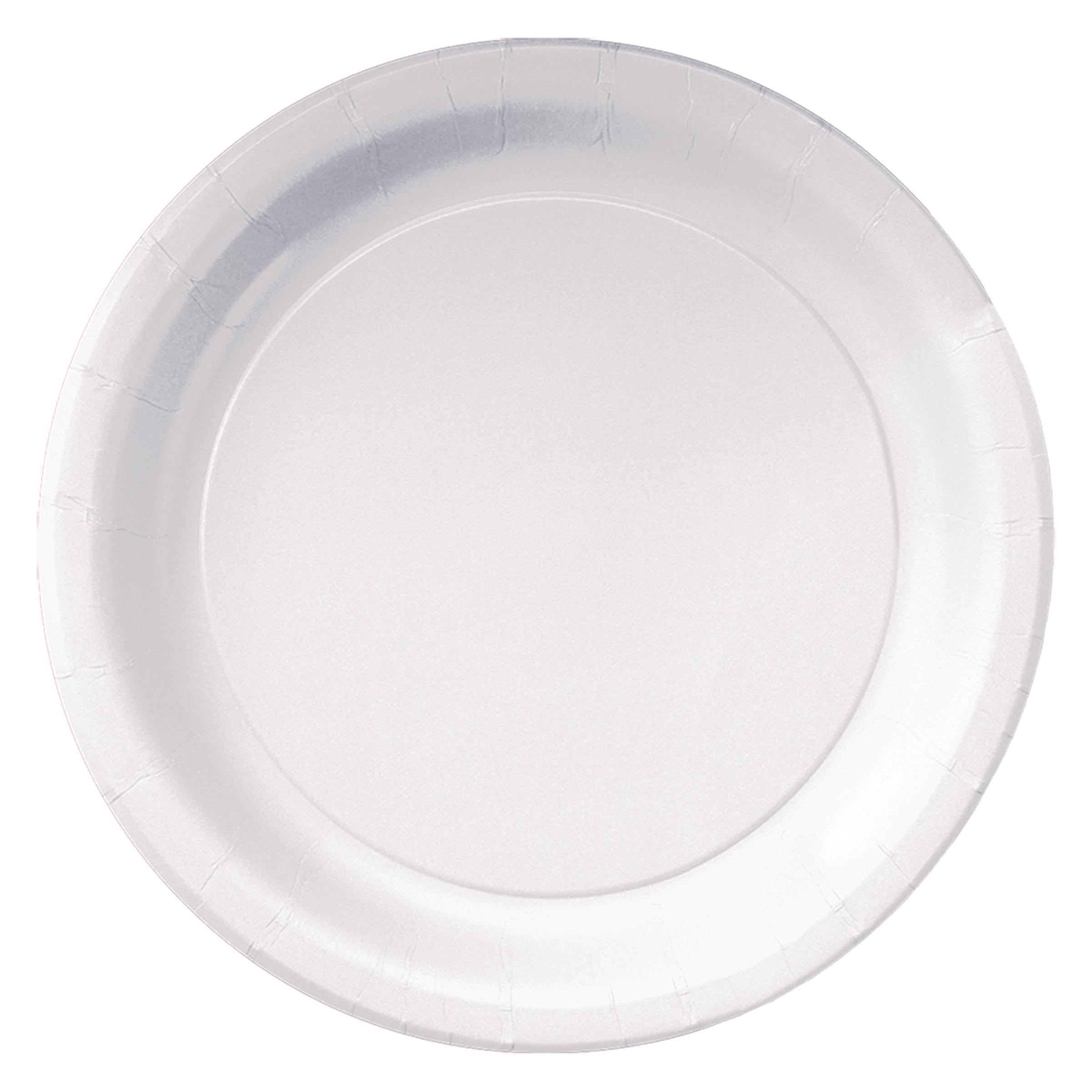 SturdyStyle Plate 7 IN Coated Paper White Round Heavy Duty 1000/Case