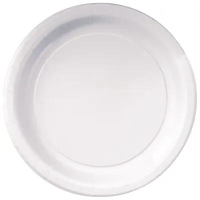 SturdyStyle Plate 7 IN Coated Paper White Round Heavy Duty 1000/Case