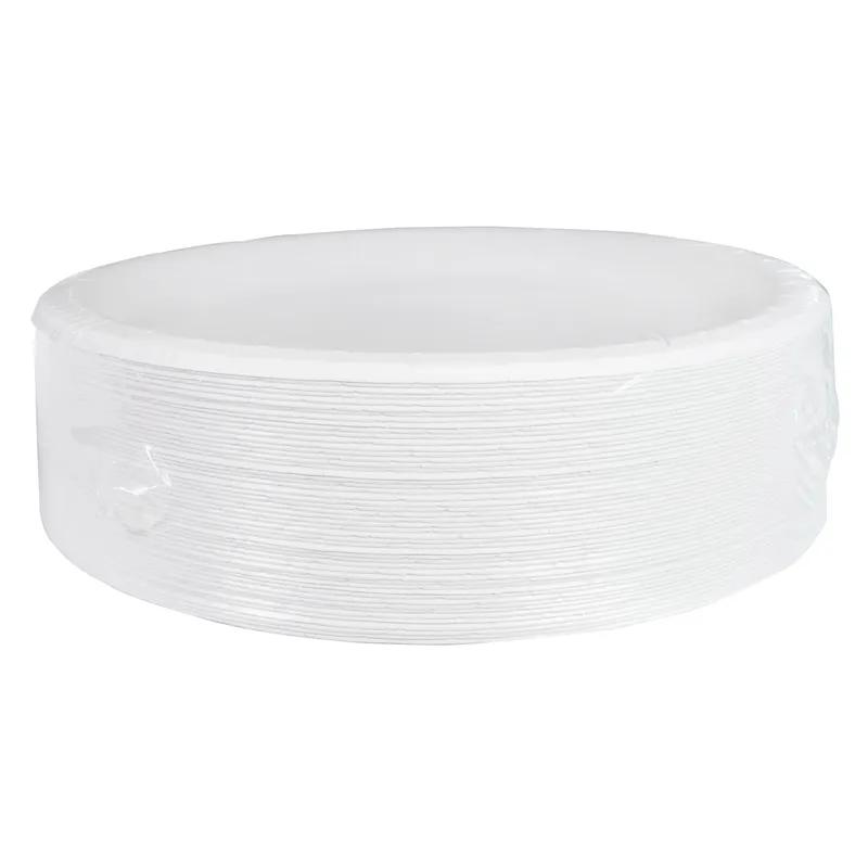 SturdyStyle Plate 7 IN Coated Paper White Round Heavy Duty 1000/Case