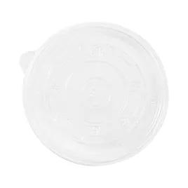 Karat® Lid Flat 3.9 IN PP White Round For 12 OZ Container 1000/Case