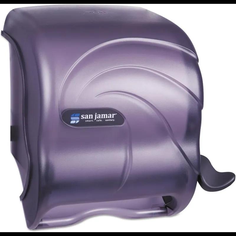 San Jamar Paper Towel Dispenser 12.5X8.5X12.75 IN Plastic Black Pearl Push Lever 1/Each