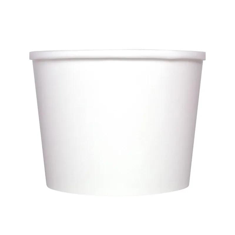 Karat® Food Container Base 12 OZ Double Wall Poly-Coated Paper White 1000/Case