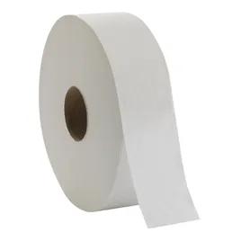 Pacific Blue Basic Toilet Paper & Tissue Roll 3.5IN X2000FT 2PLY White Jumbo (JRT) High Capacity 6 Rolls/Case