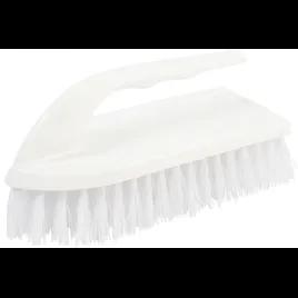 Scrub Brush Plastic White Iron Handle 1/Each