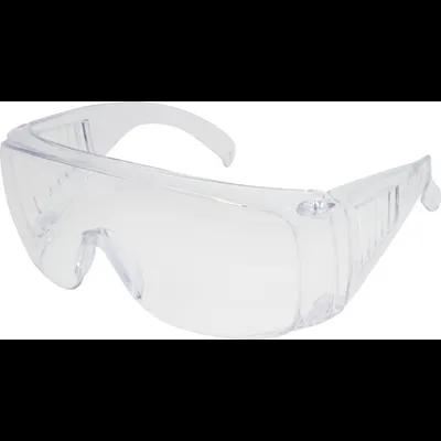 Glasses Plastic With Clear Wraparound Frame Clear Lens 1/Each