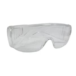 Glasses Clear Plastic With Clear Frame Wraparound Frame Clear Lens 1/Each