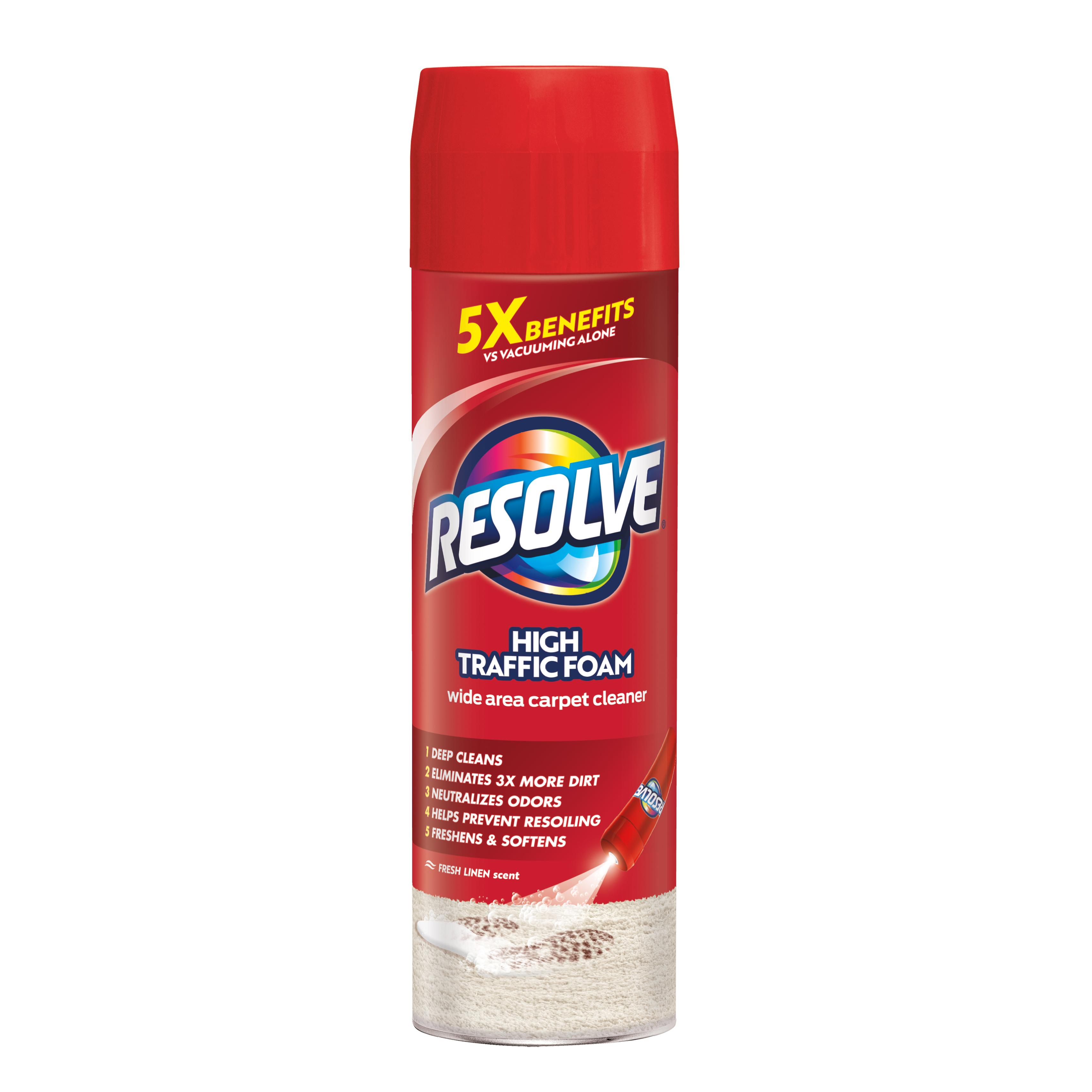 RESOLVE® Carpet Cleaner 22 OZ Aerosol Foam High Traffic 12/Case