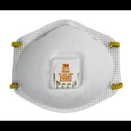 3M™ 8511 Respirator White Cool Flow™ Valve 10 Count/Pack 8 Packs/Case