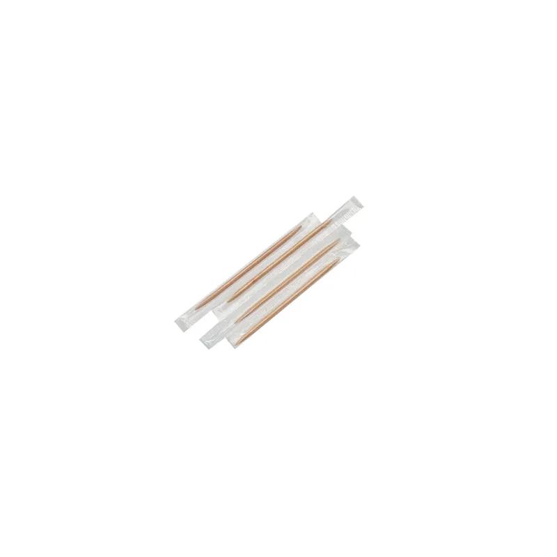 Toothpick Wood Individually Wrapped 1000 Count/Pack 15 Packs/Case 15000 Count/Case