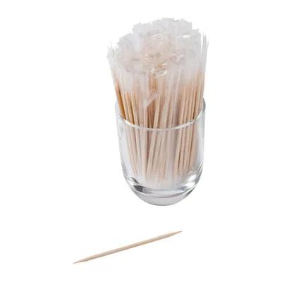 Toothpick Wood Individually Wrapped 1000 Count/Pack 15 Packs/Case 15000 Count/Case