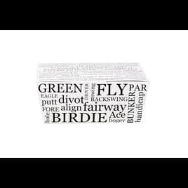 ChampPak #4 Take-Out Box Tuck-Top 7.75X5.5X3.5 IN Clay-Coated Kraft Board Multicolor Golf Rectangle 160/Case