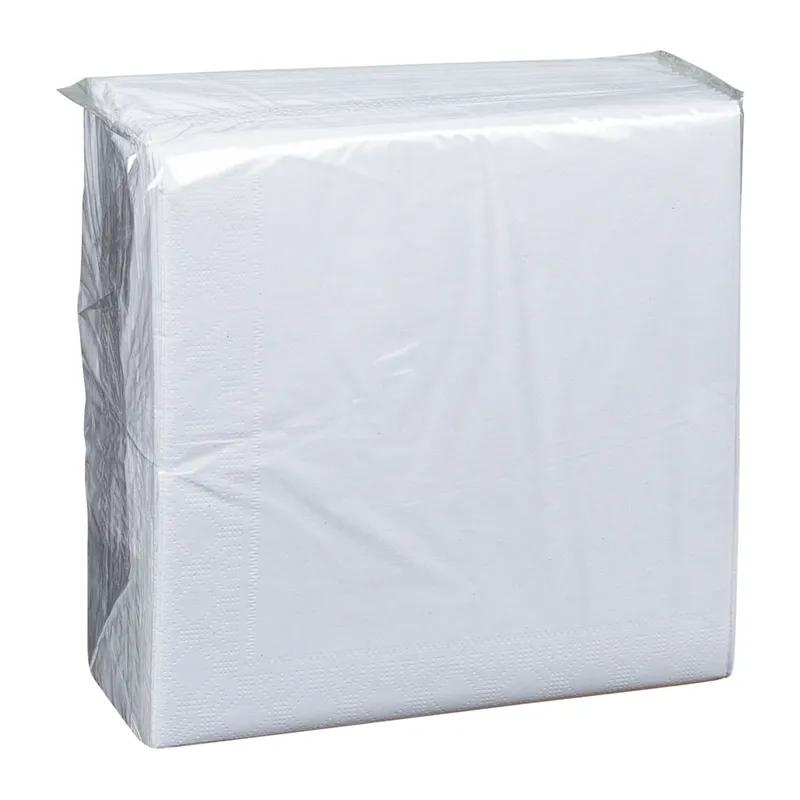 Dinner Napkins 17X17 IN 8.5X8.5 IN White Regal Tissue Paper 3PLY 1/4 Fold Embossed 100 Count/Pack 20 Packs/Case