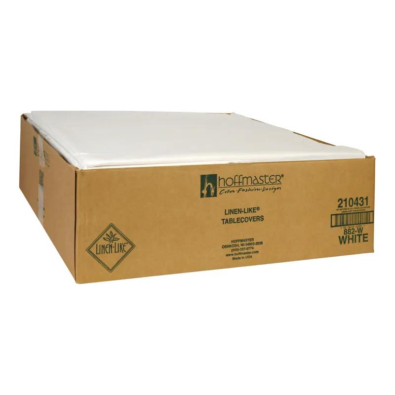 Linen-Like® Table Cover 82X82 IN Airlaid Paper White 24/Case