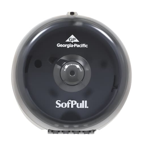 Sofpull® Toilet Paper Dispenser 7X8.75X9 IN PC Smoke Gray Centerpull Mini Single 1/Each