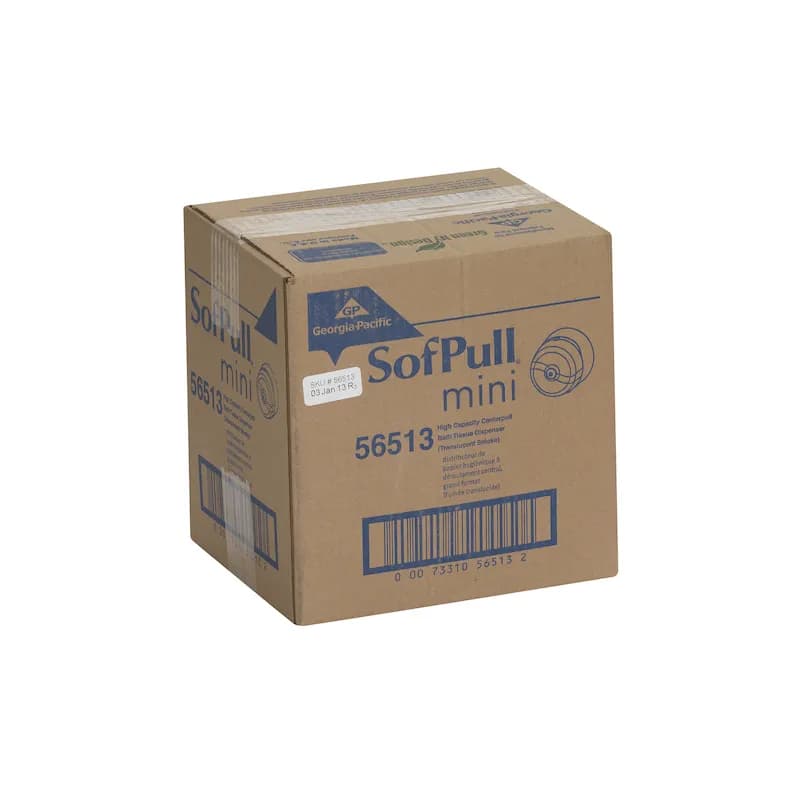 Sofpull® Toilet Paper Dispenser 7X8.75X9 IN PC Smoke Gray Centerpull Mini Single 1/Each