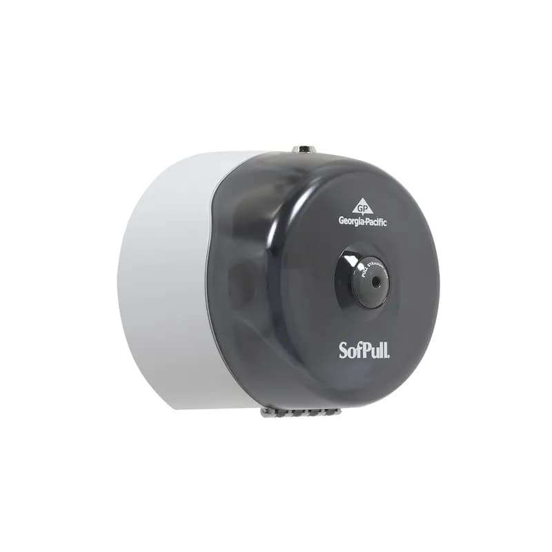 Sofpull® Toilet Paper Dispenser 7X8.75X9 IN PC Smoke Gray Centerpull Mini Single 1/Each