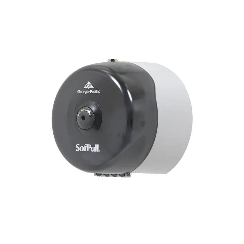Sofpull® Toilet Paper Dispenser 7X8.75X9 IN PC Smoke Gray Centerpull Mini Single 1/Each