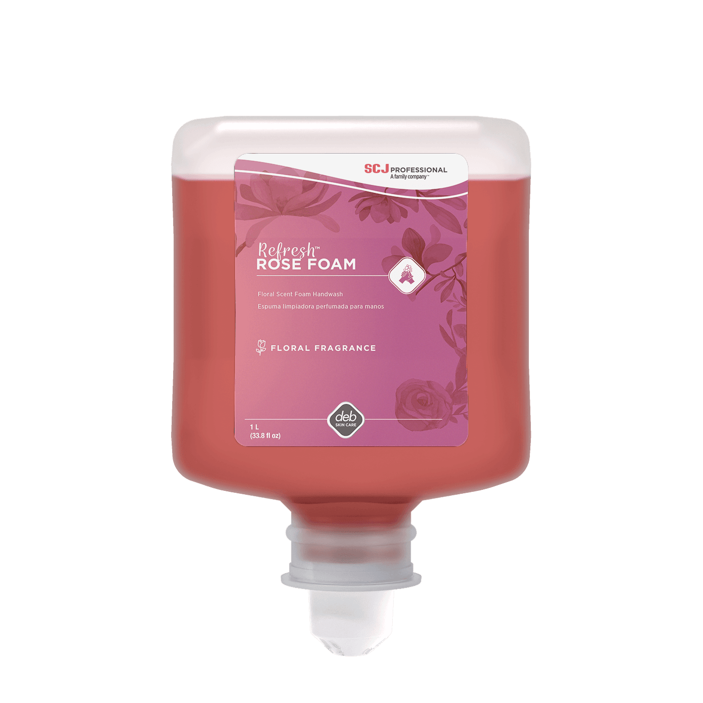 Refresh Hand Soap Foam 1 L Rose Rose 6/Case