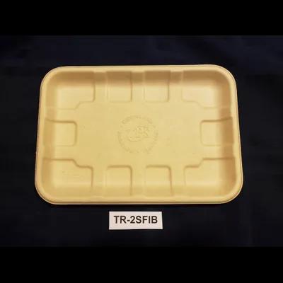 Take-Out Container Base 8X5.75X0.6 IN Pulp Fiber Kraft Rectangle 500/Case