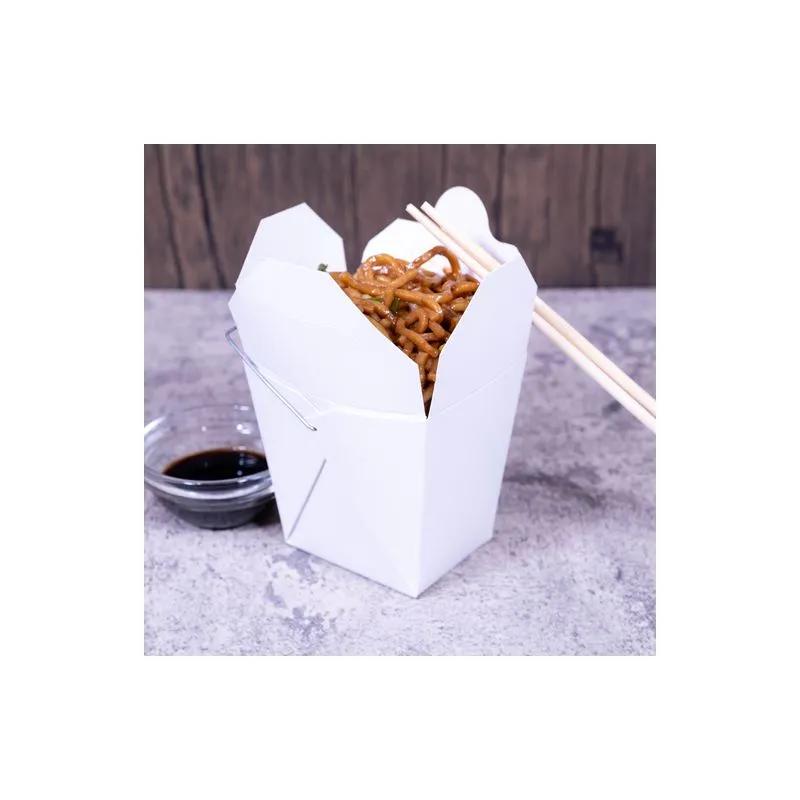 Food Pail 16 OZ Paper White Wire Handle 500/Case