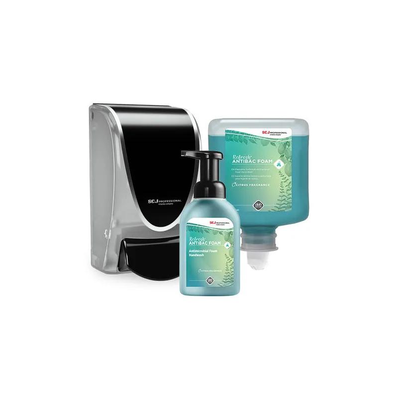 Refresh Hand Soap Foam 1.2 L Citrus Scent Green Antimicrobial 3/Case