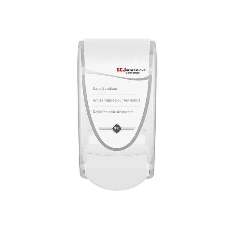Proline Hand Sanitizer Dispenser Foam 1 L White Plastic Manual Surface Mount 1/Each