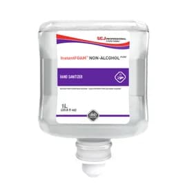 InstantFOAM Hand Sanitizer Foam 1 L Unscented Fragrance Free Clear Alcohol Free 6/Case