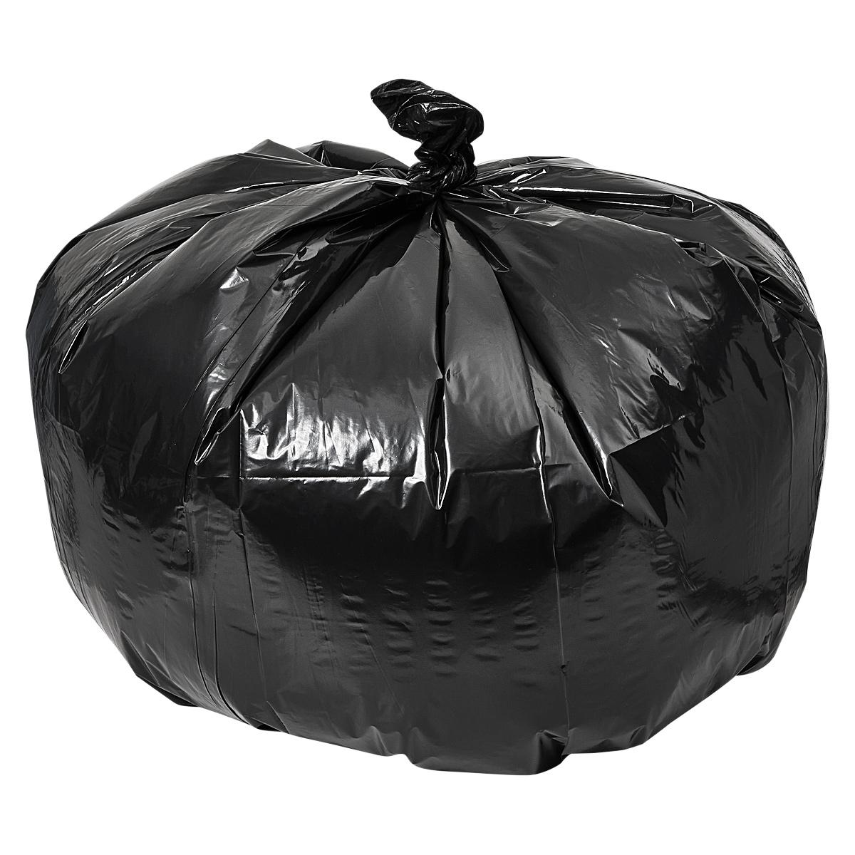 Victoria Bay Can Liner 33X39 IN Black Plastic 1.2MIL Extra Heavy 100/Case