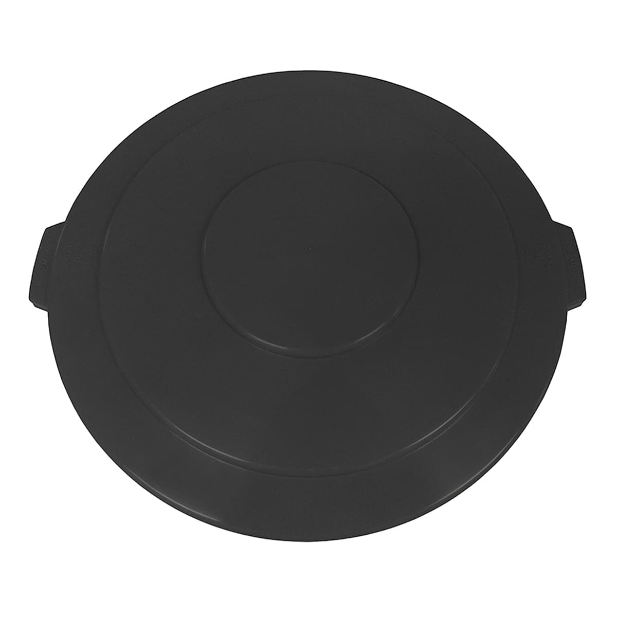 Flat Lid 55 GAL 220 QT Gray Plastic 1/Each