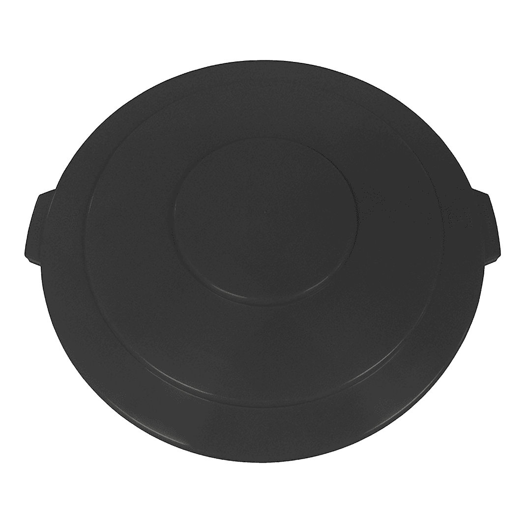 Flat Lid 55 GAL 220 QT Gray Plastic 1/Each