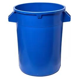 Brute® Trash Can Blue Plastic 1/Each
