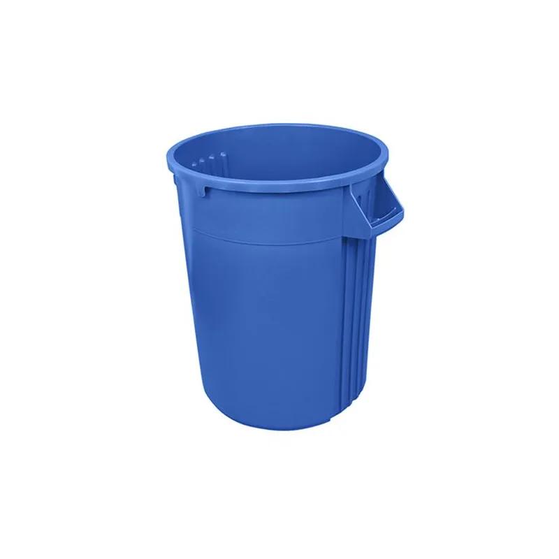 Impact® Gator® Plus Trash Can 32 GAL Blue Plastic 1/Each