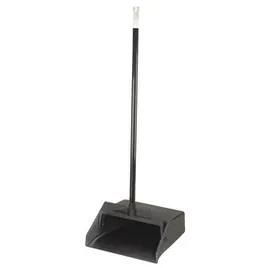 Lobby Dust Pan 36 IN Black Plastic Pivoting 1/Each