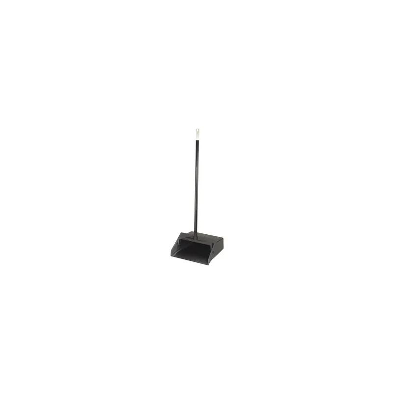 Lobby Dust Pan 36 IN Black Plastic Pivoting 1/Each