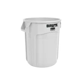Brute® 1-Stream Trash Can 10 GAL 40 QT White Resin 1/Each