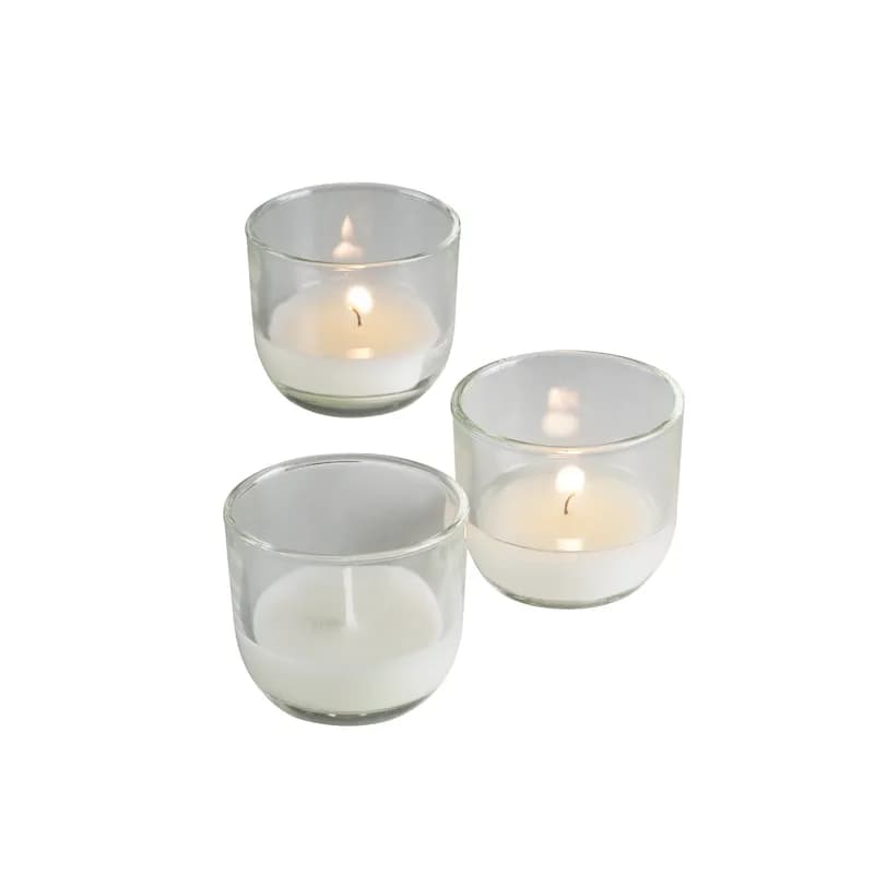 PetiteLites® Candle 5-HR Wax Clear 5-Hour 48/Case