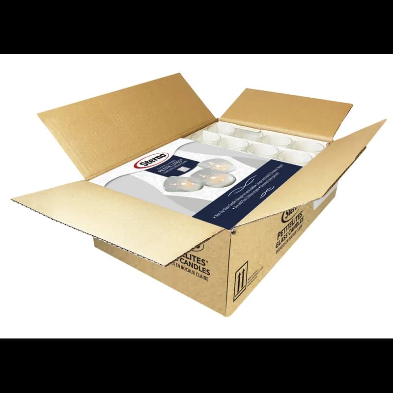 PetiteLites® Candle 5-HR Wax Clear 5-Hour 48/Case