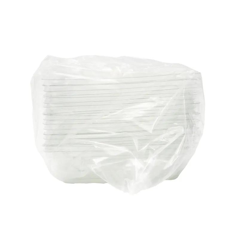 Lid 6.5X6.5 IN PET Clear Square For Container 120/Case