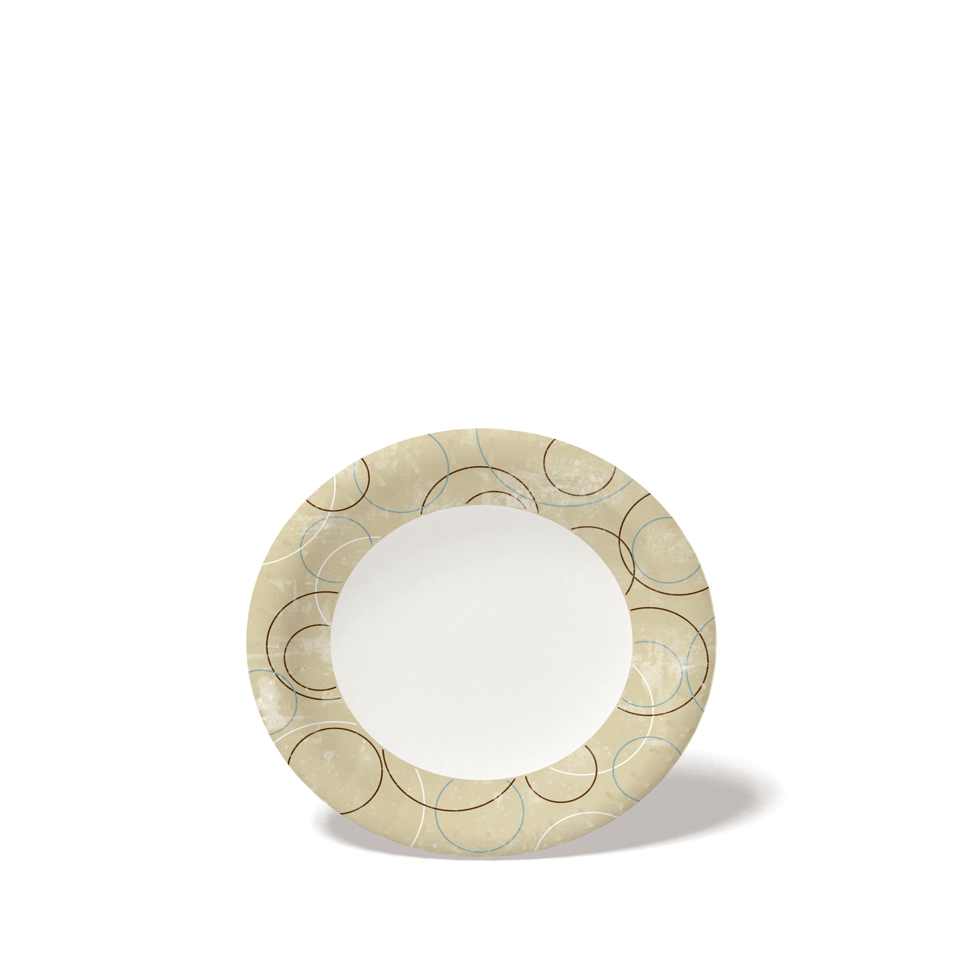 Plate 6 IN Paperboard Beige Round 1000/Case