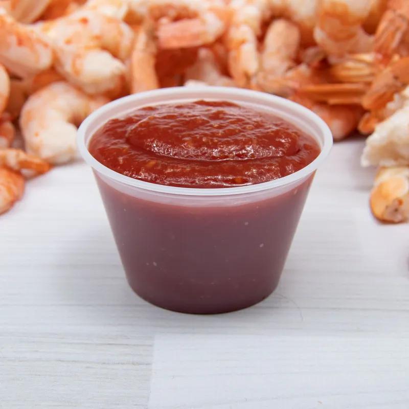 Solo® Souffle & Portion Cup 4 OZ PS Translucent 250 Count/Pack 10 Packs/Case 2500 Count/Case